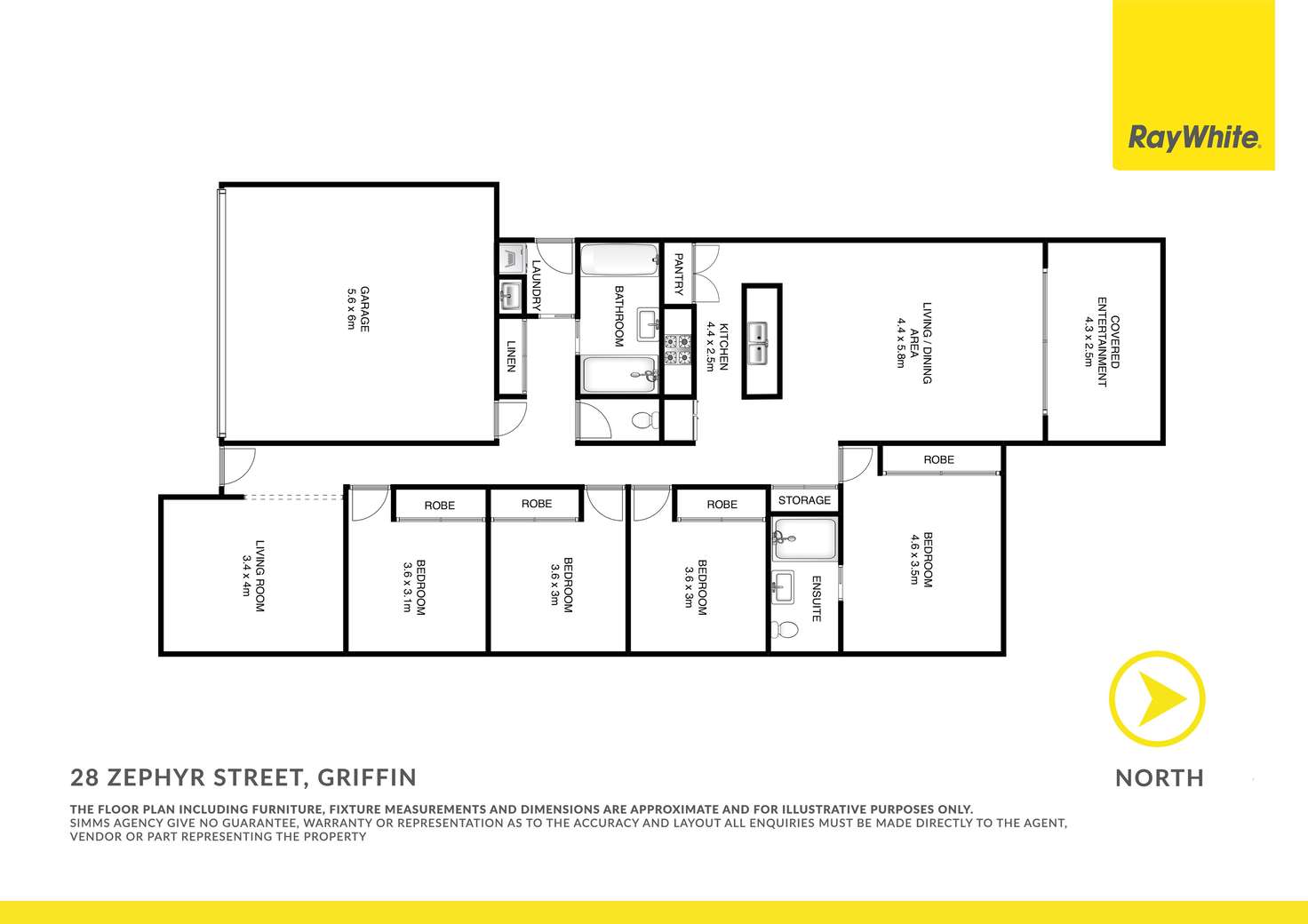 Floorplan of Homely house listing, 28 Zephyr Street, Griffin QLD 4503