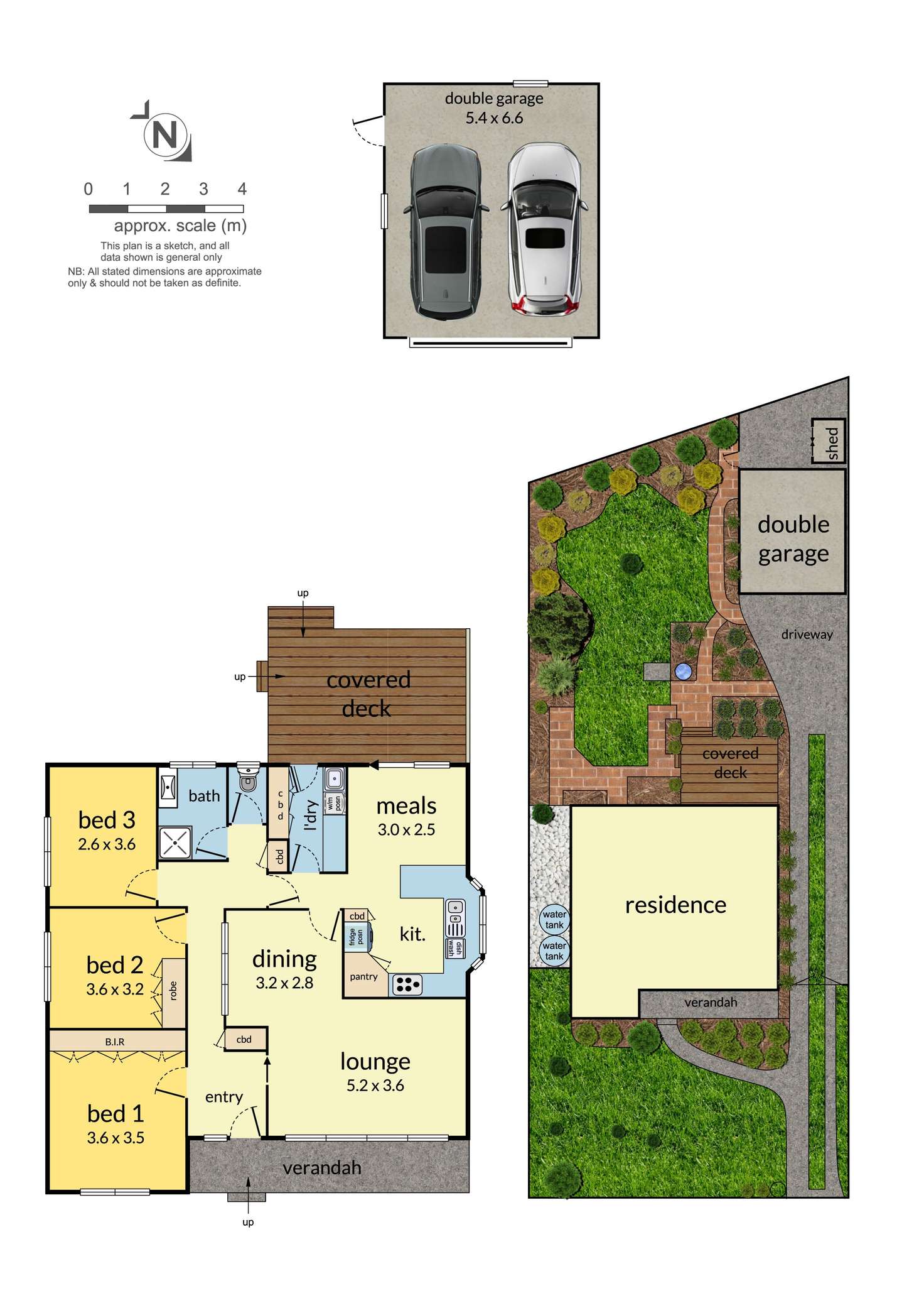 Floorplan of Homely house listing, 46 Anora Crescent, Mulgrave VIC 3170