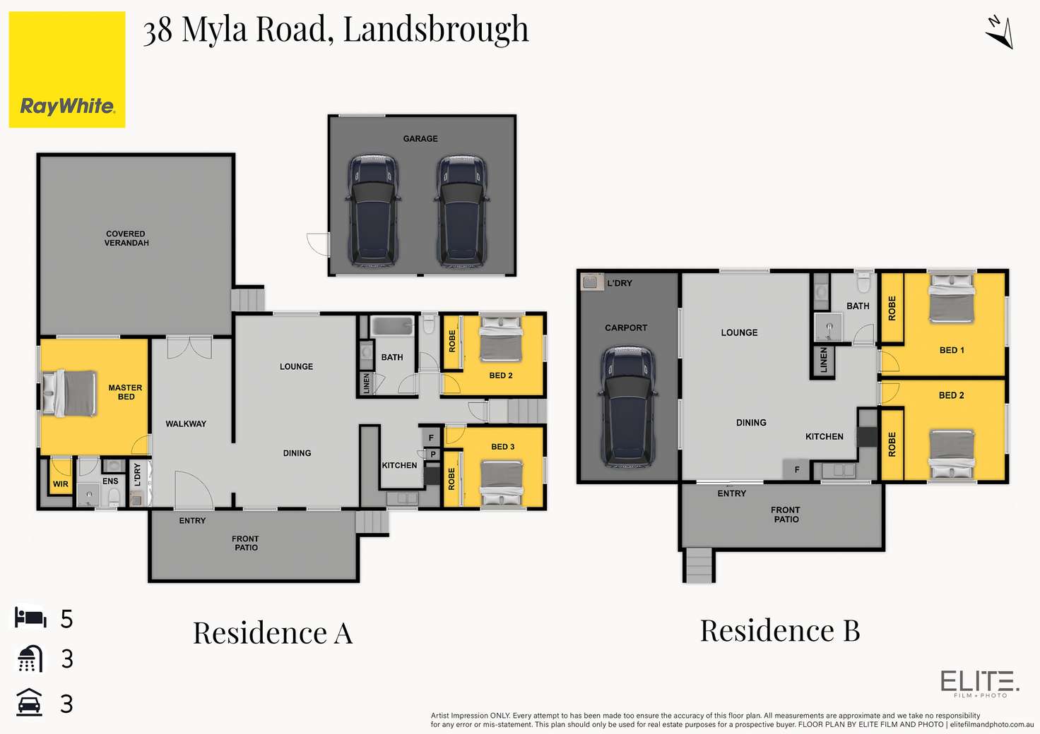 Floorplan of Homely acreageSemiRural listing, 38 Myla Road, Landsborough QLD 4550