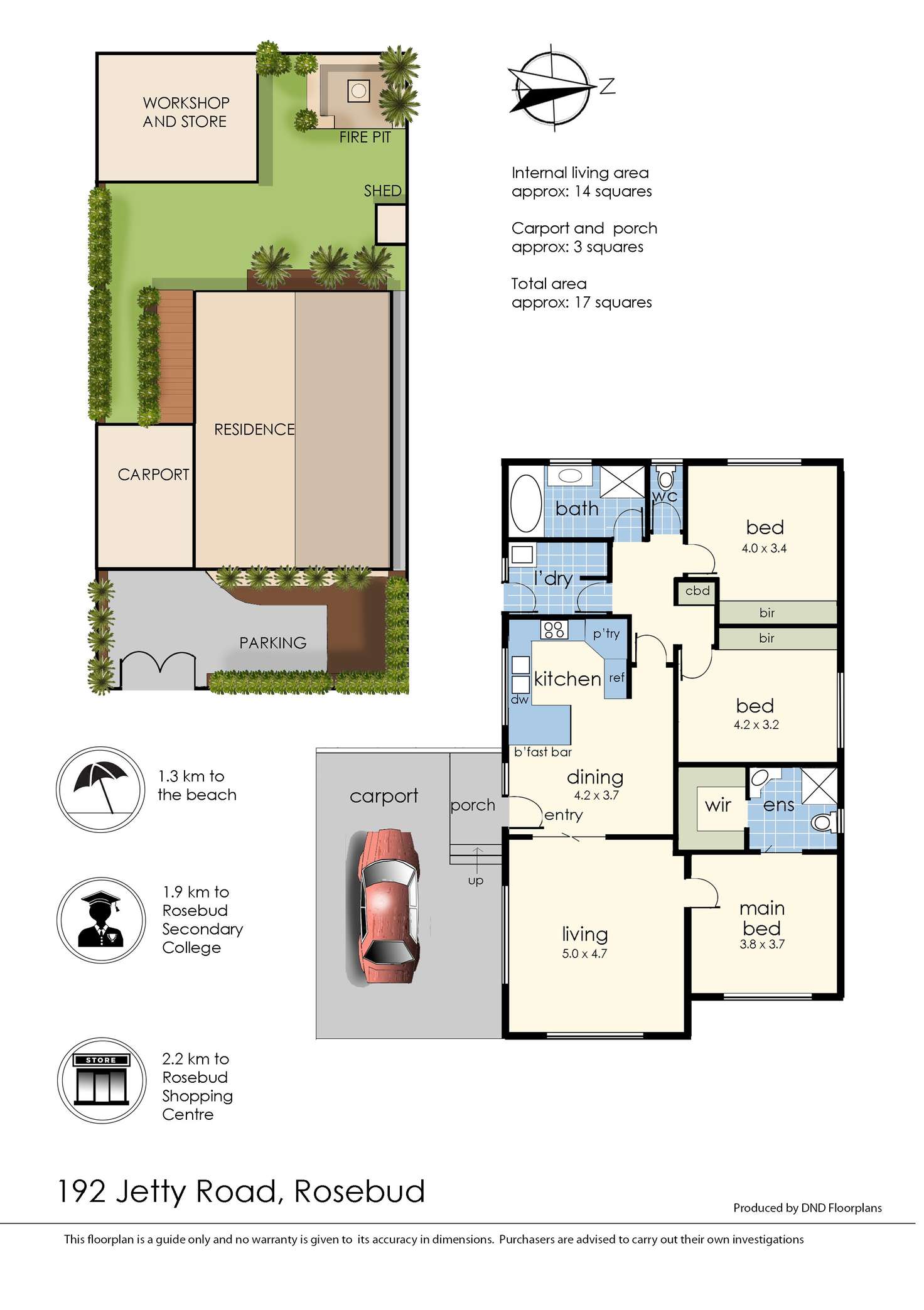 Floorplan of Homely house listing, 192 Jetty Road, Rosebud VIC 3939