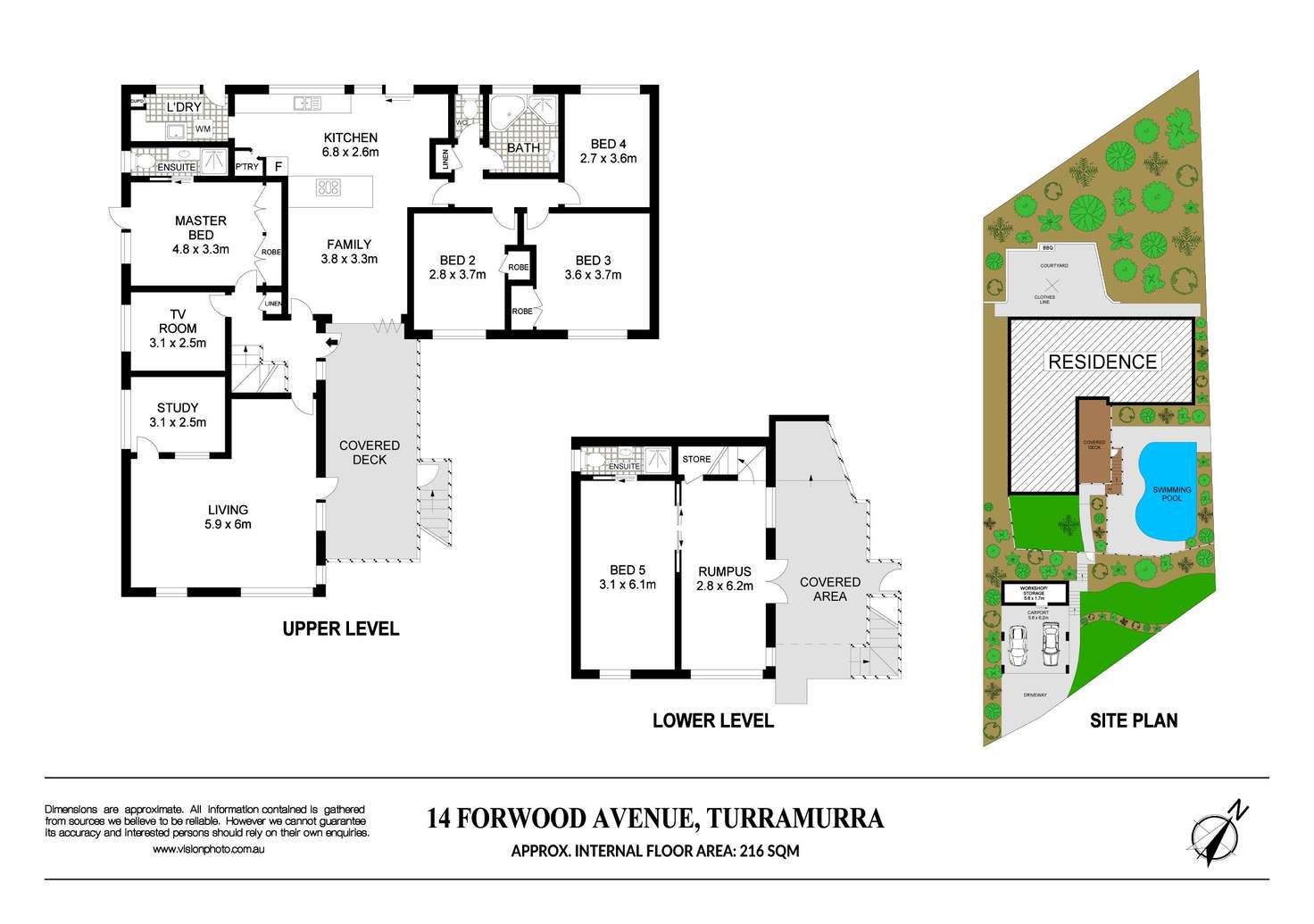 Floorplan of Homely house listing, 14 Forwood Avenue, Turramurra NSW 2074