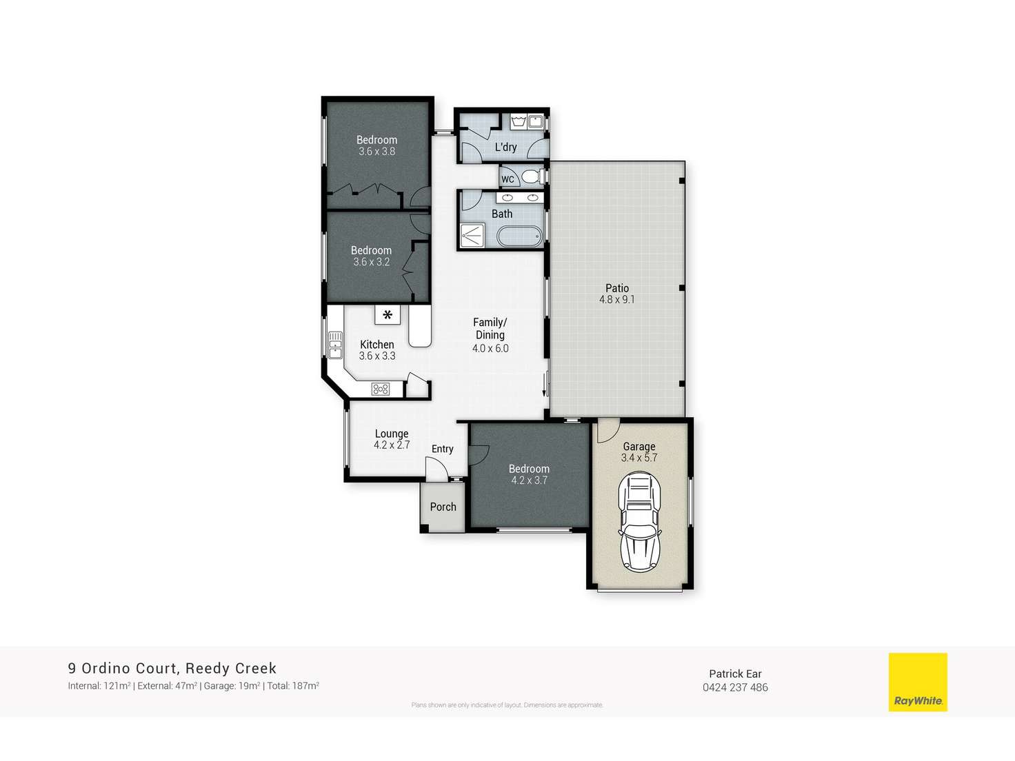 Floorplan of Homely house listing, 9 Ordino Court, Reedy Creek QLD 4227