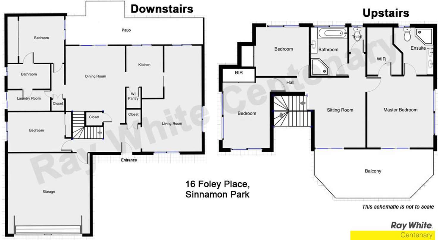 Floorplan of Homely house listing, 16 Foley Place, Sinnamon Park QLD 4073