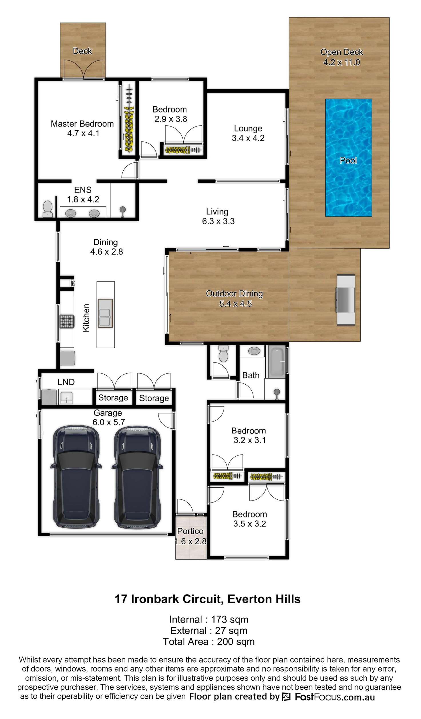 Floorplan of Homely house listing, 17 Ironbark Circuit, Everton Hills QLD 4053