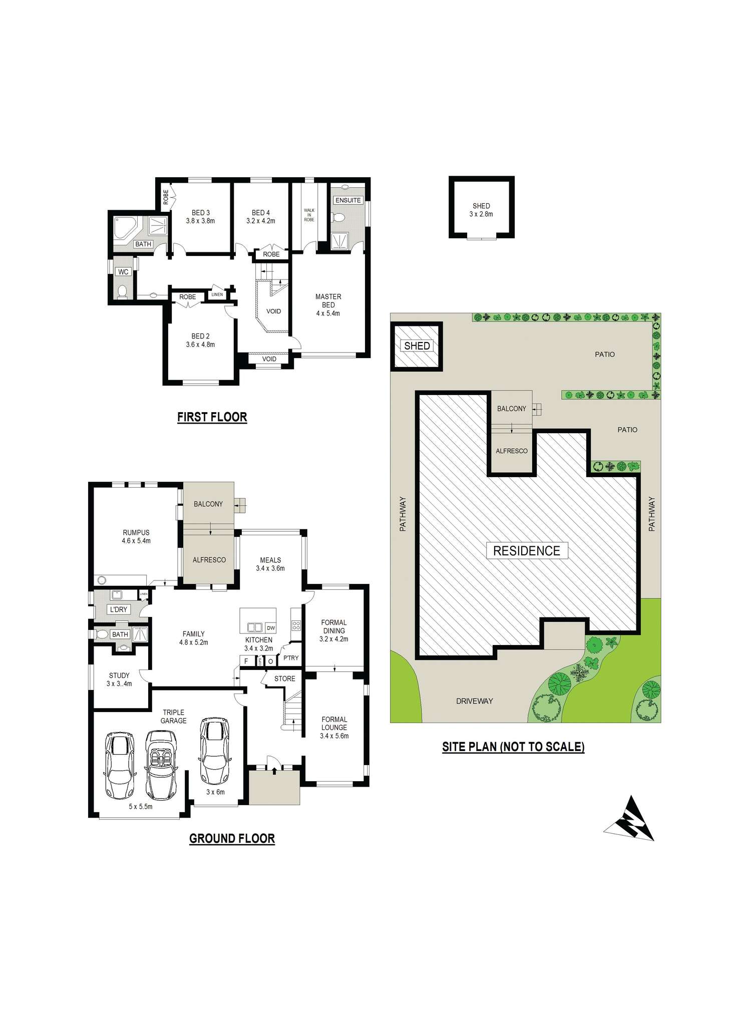 Floorplan of Homely house listing, 8 Orleans Way, Castle Hill NSW 2154