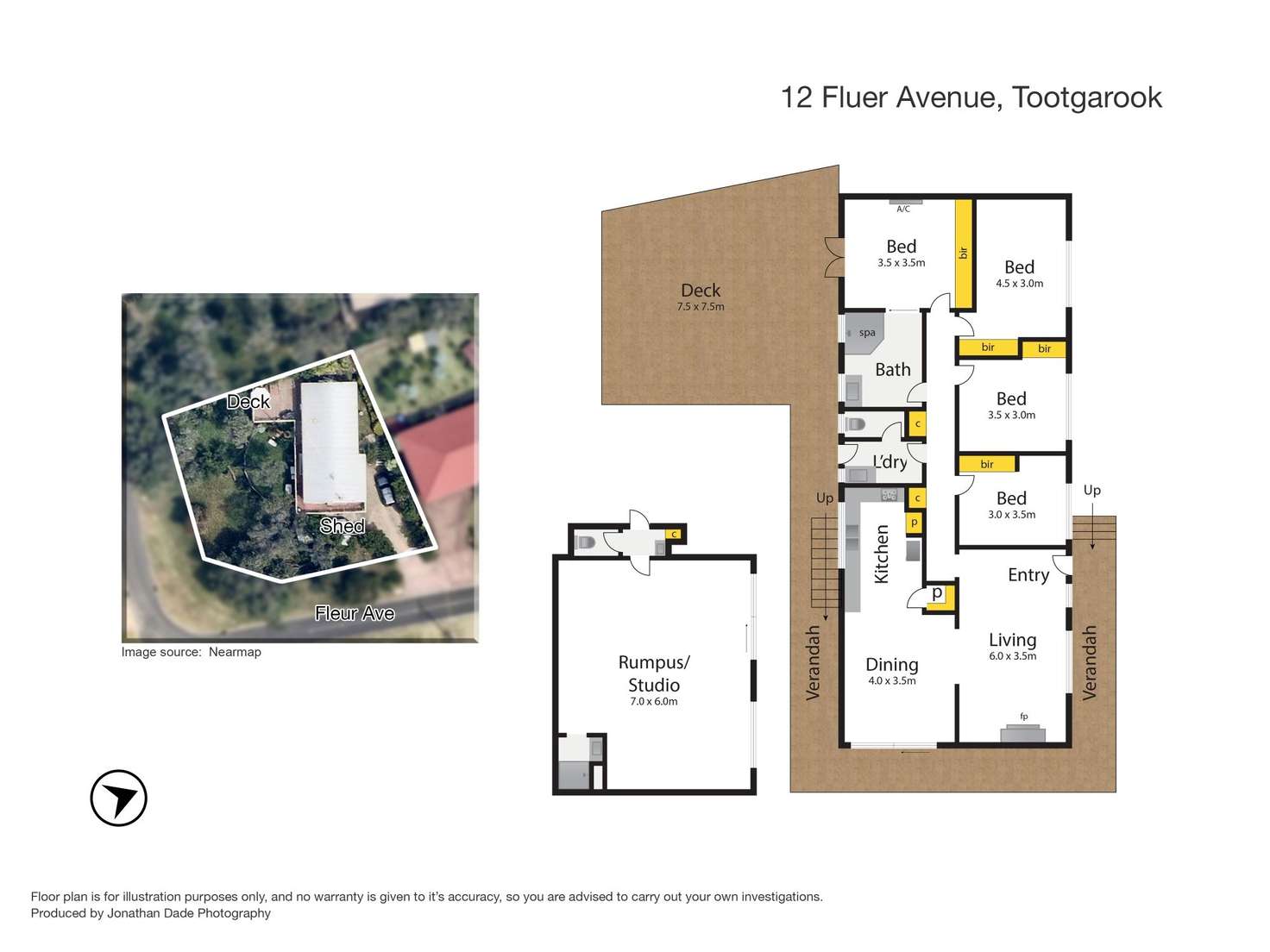 Floorplan of Homely house listing, 12 Fleur Avenue, Tootgarook VIC 3941