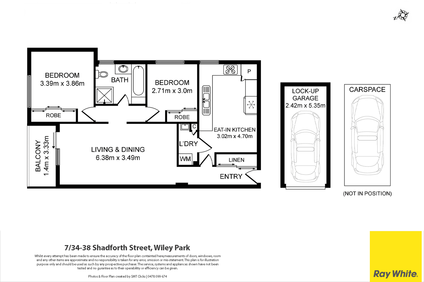 Floorplan of Homely house listing, 7/34-38 Shadforth Street, Wiley Park NSW 2195