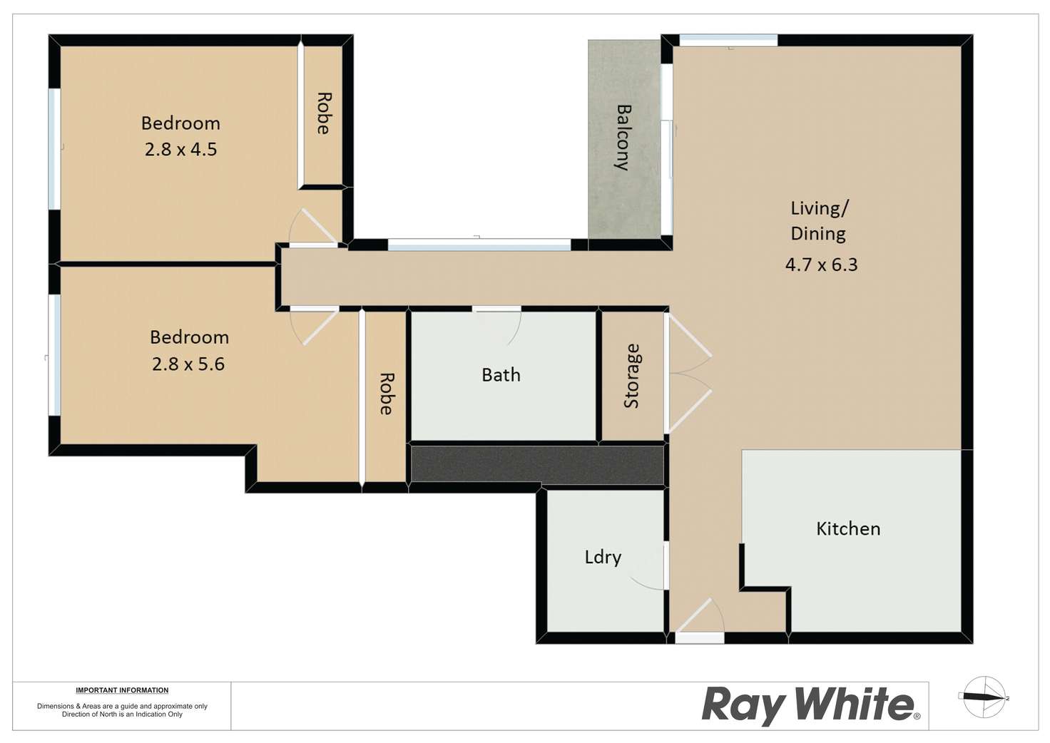 Floorplan of Homely apartment listing, 83/741 Hunter Street, Newcastle West NSW 2302