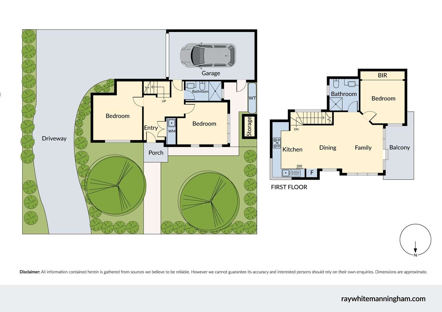 Floorplan of Homely townhouse listing, 1/13 Redwood Street, Heidelberg West VIC 3081