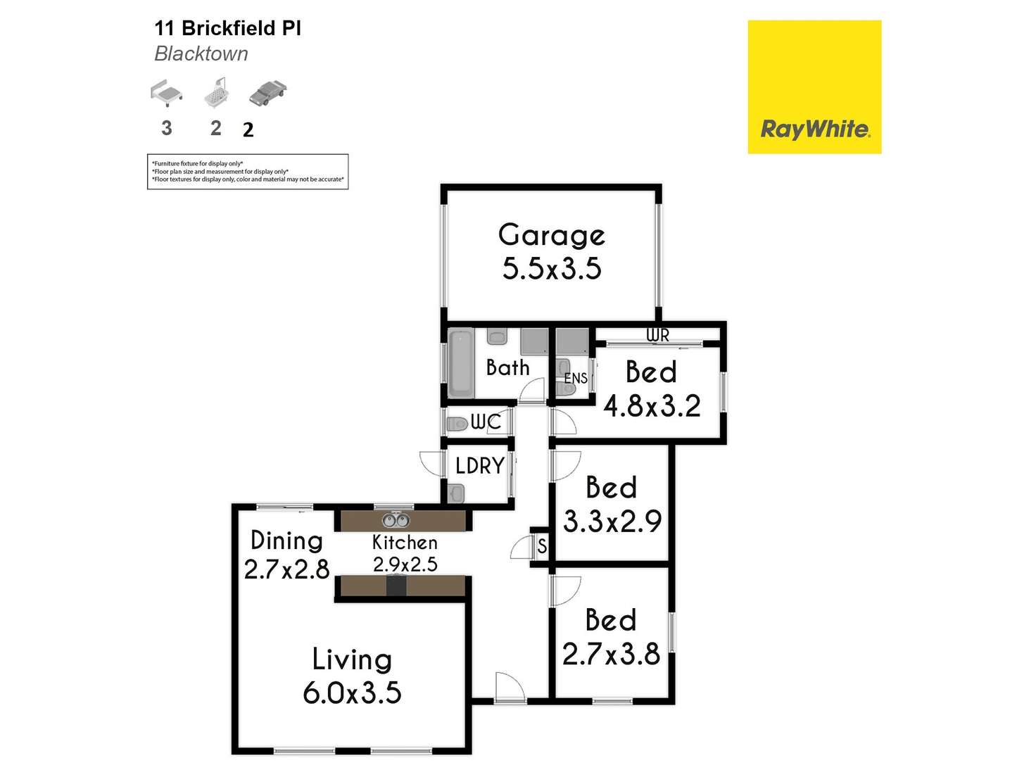 Floorplan of Homely house listing, 11 Brickfield Place, Blacktown NSW 2148