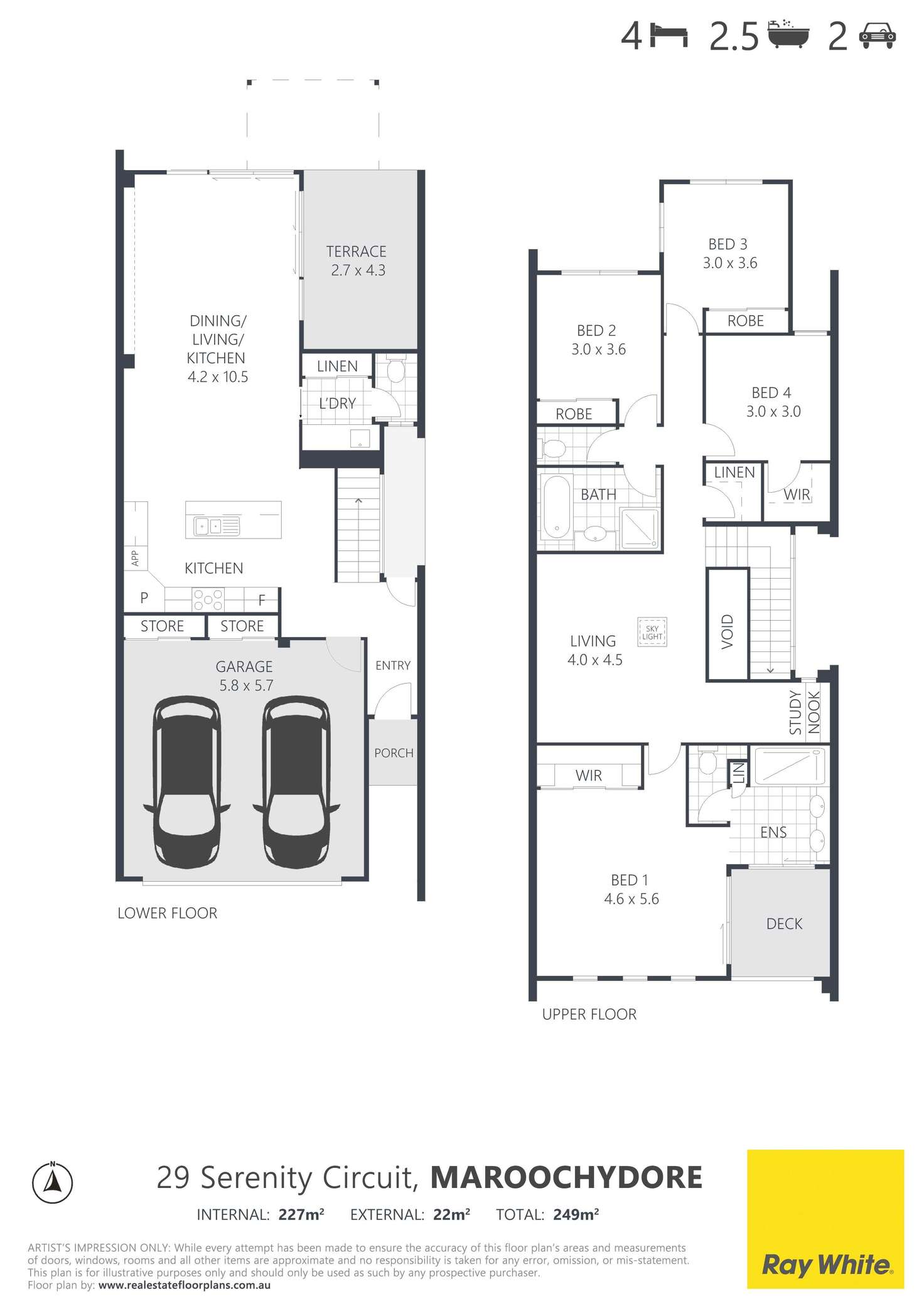 Floorplan of Homely house listing, 29 Serenity Circuit, Maroochydore QLD 4558