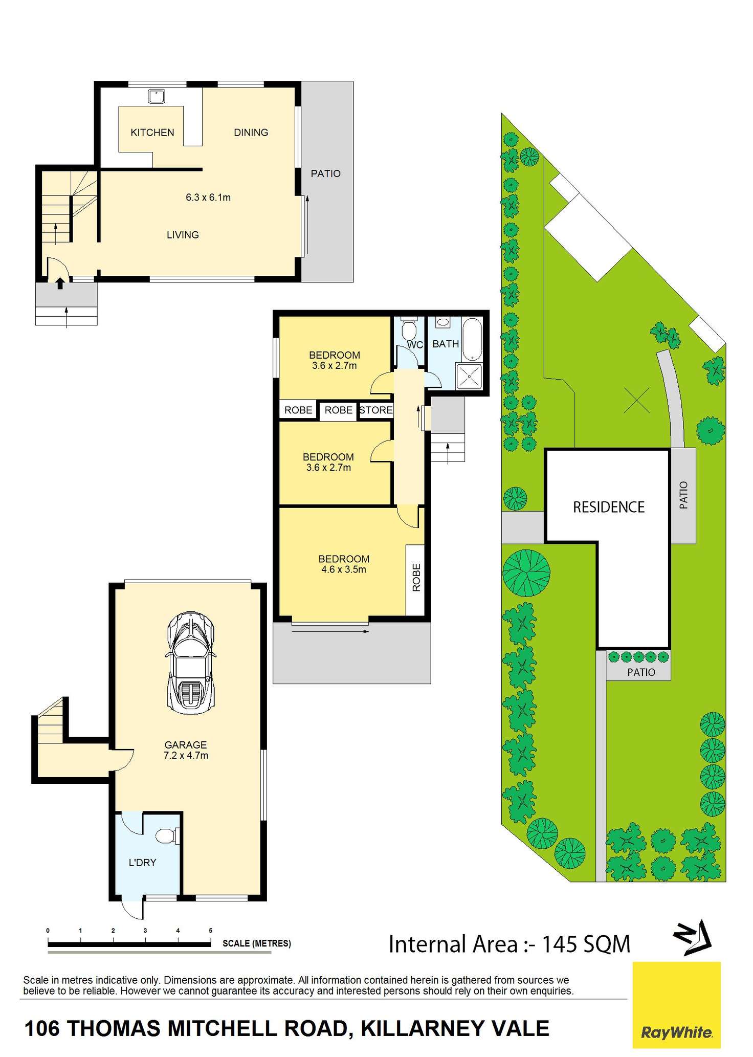 Floorplan of Homely house listing, 106 Thomas Mitchell Road, Killarney Vale NSW 2261