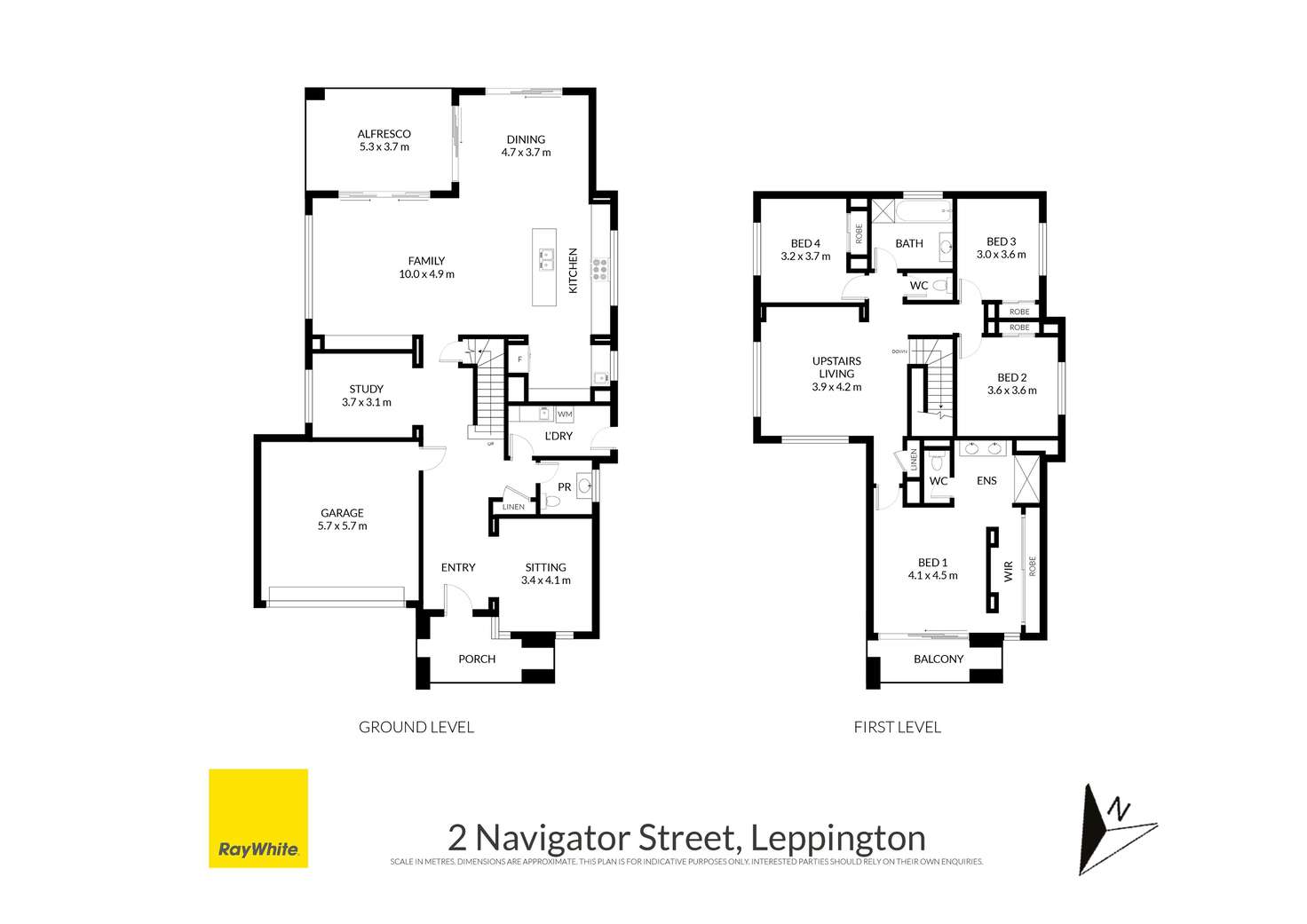 Floorplan of Homely house listing, 2 Navigator Street, Leppington NSW 2179