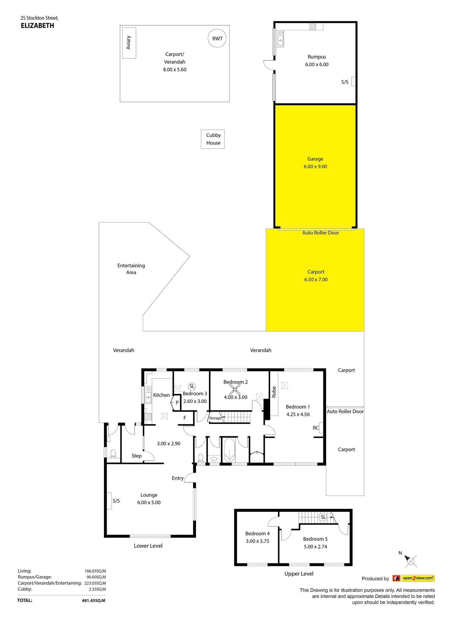 Floorplan of Homely house listing, 25 Stockton Street, Elizabeth SA 5112