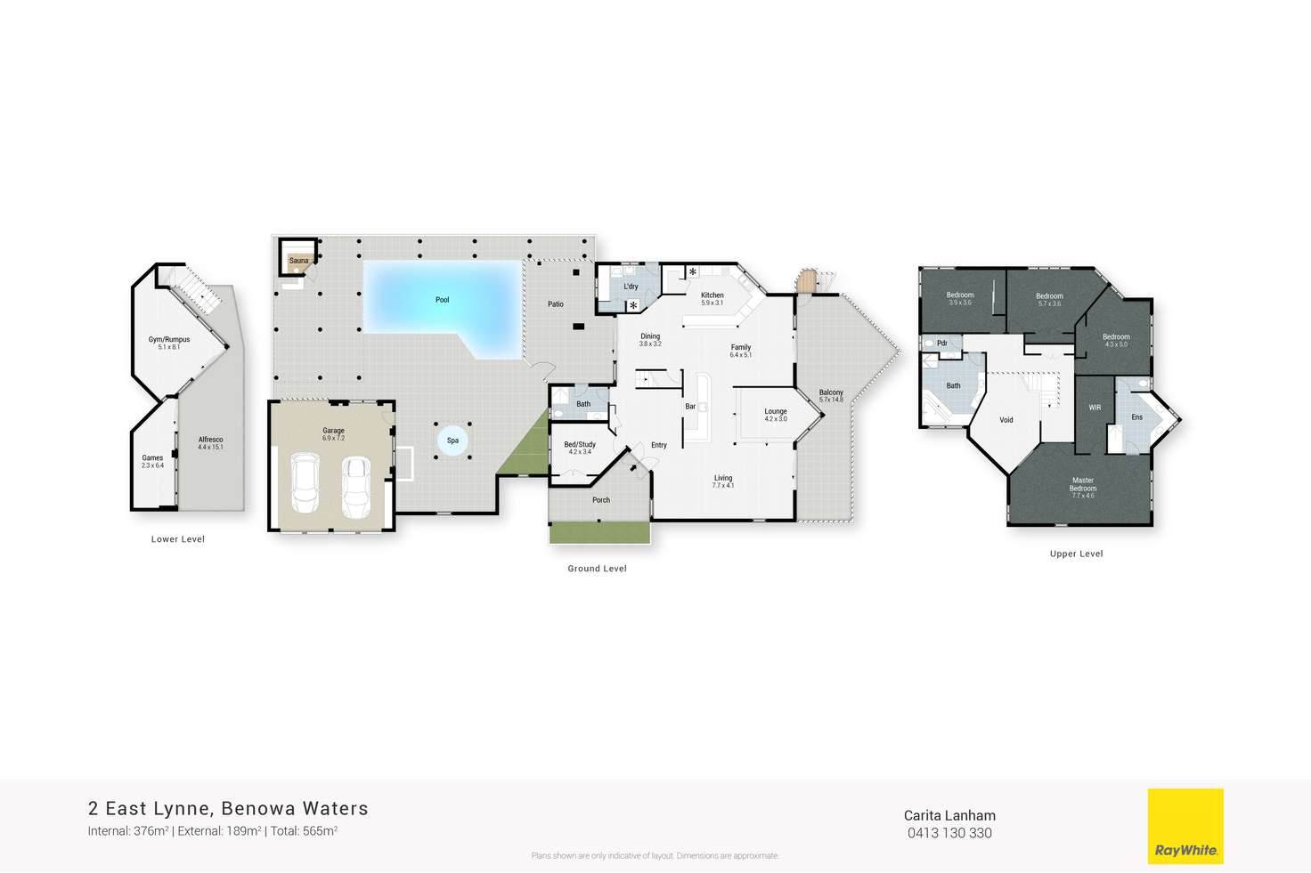 Floorplan of Homely house listing, 2 East Lynne, Benowa Waters QLD 4217