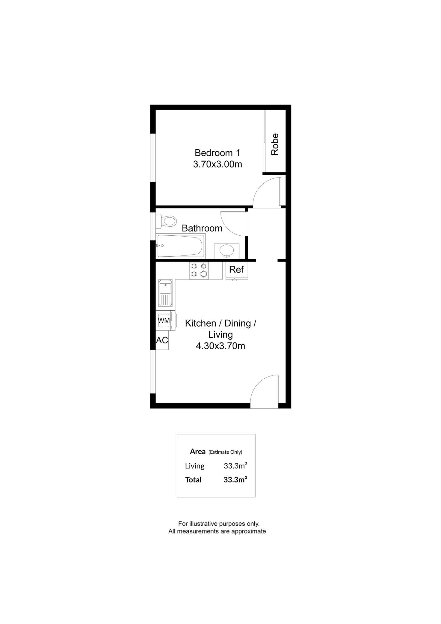 Floorplan of Homely unit listing, 4/13 Simpson Parade, Goodwood SA 5034