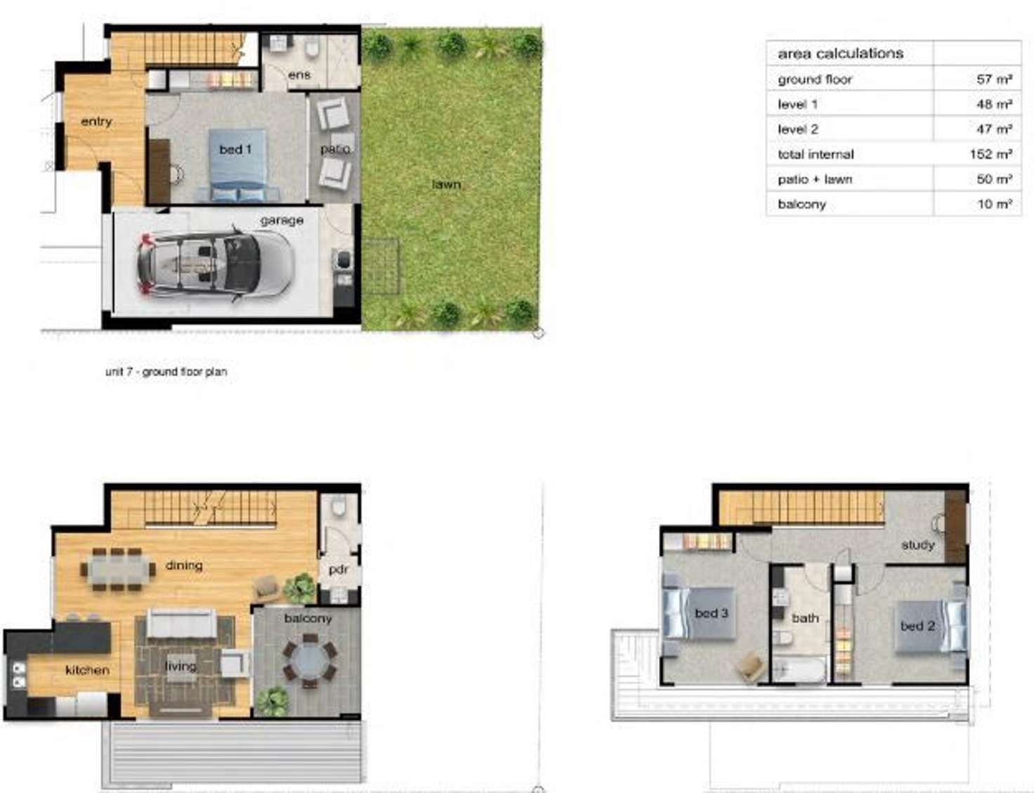 Floorplan of Homely townhouse listing, 7/32 John Street, Redcliffe QLD 4020