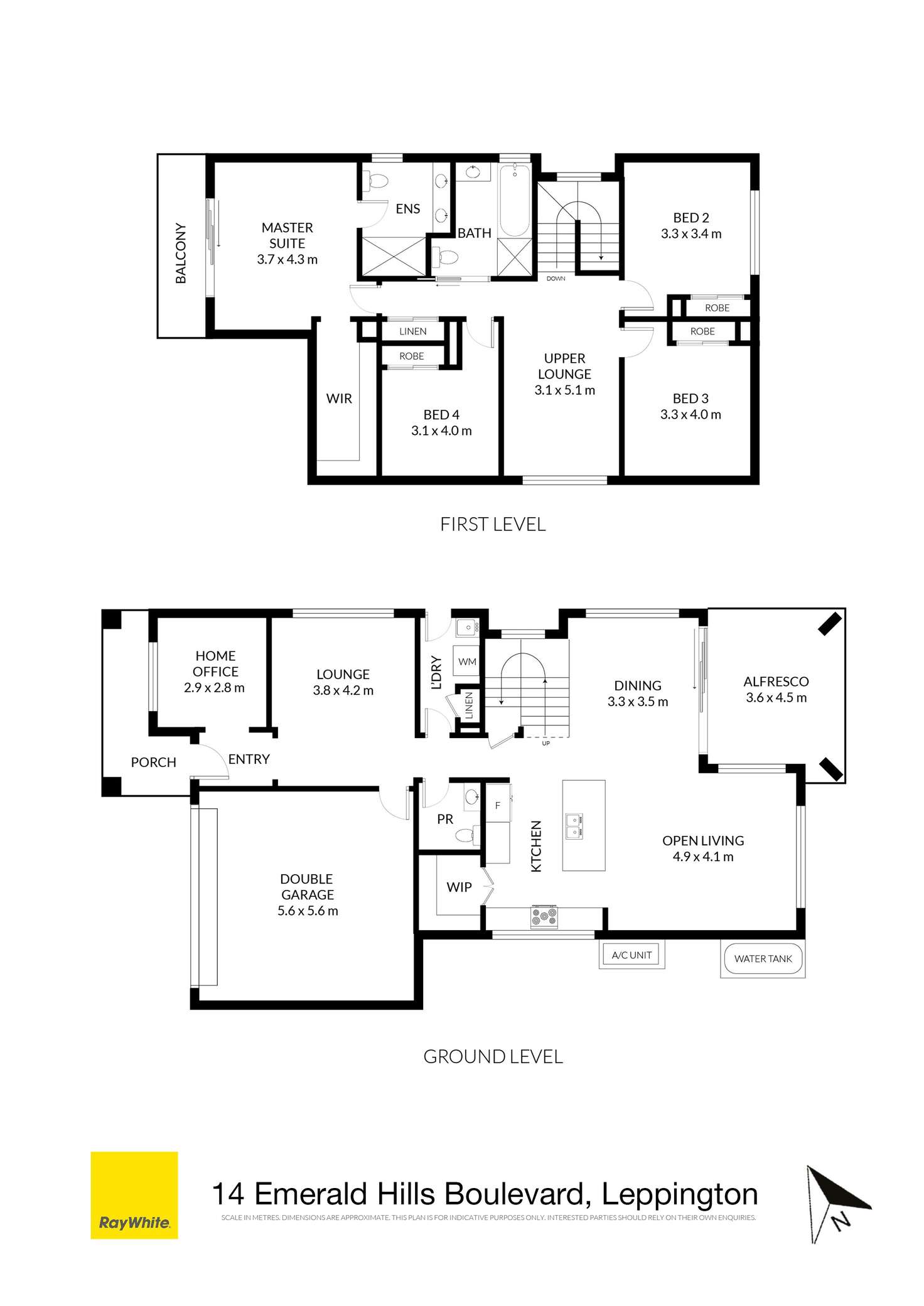 Floorplan of Homely house listing, 14 Emerald Hills Boulevard, Leppington NSW 2179
