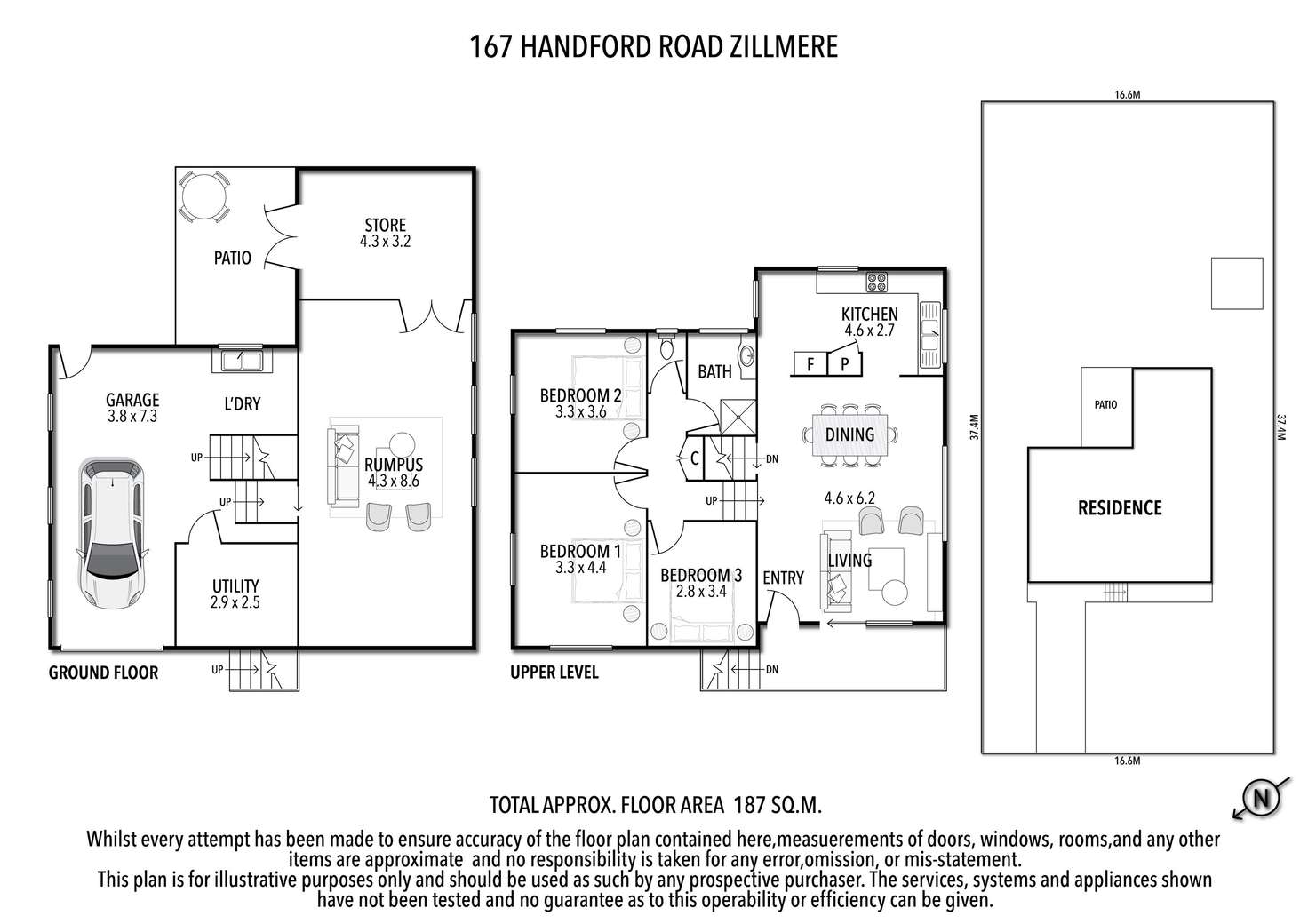 Floorplan of Homely house listing, 167 Handford Road, Zillmere QLD 4034