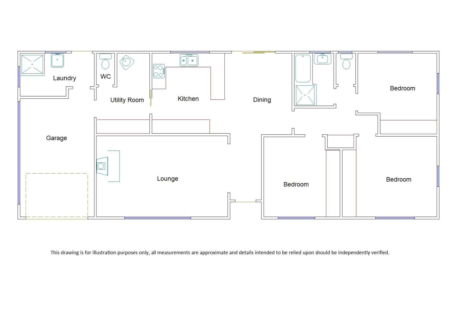 Floorplan of Homely house listing, 96 Victoria Parade, Bordertown SA 5268