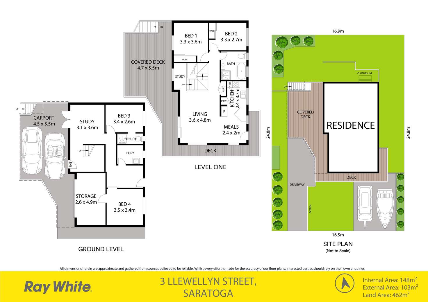 Floorplan of Homely house listing, 3 Llewellyn Street, Saratoga NSW 2251