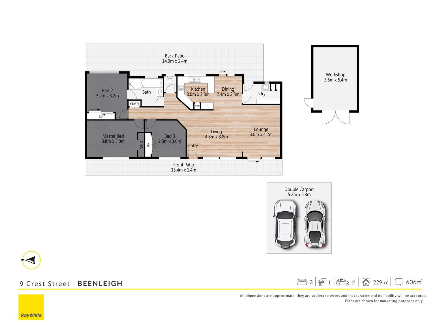 Floorplan of Homely house listing, 9 Crest Street, Beenleigh QLD 4207