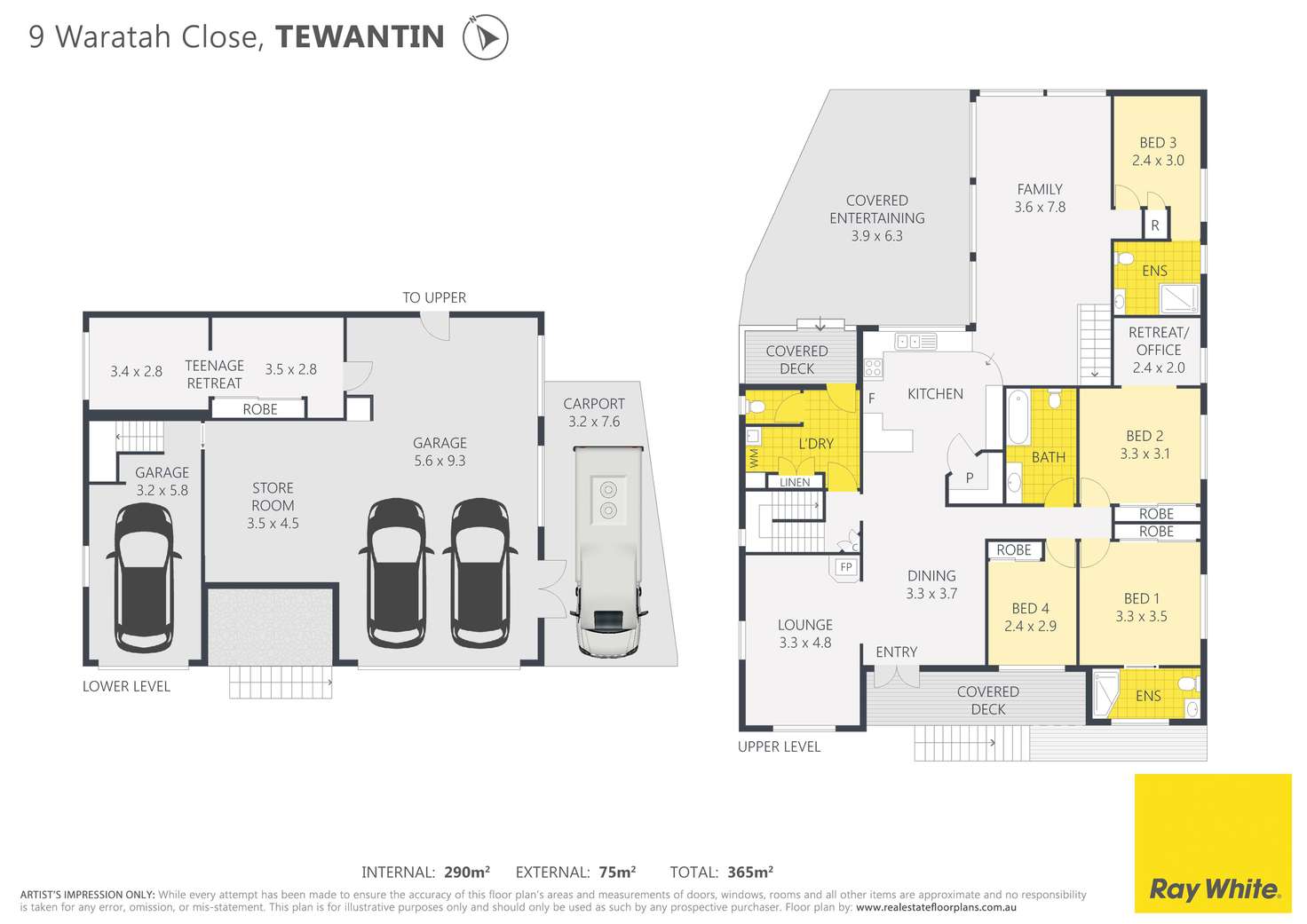 Floorplan of Homely house listing, 9 Waratah Close, Tewantin QLD 4565