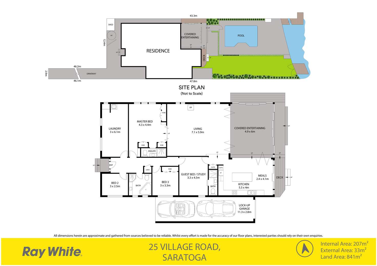 Floorplan of Homely house listing, 25 Village Road, Saratoga NSW 2251
