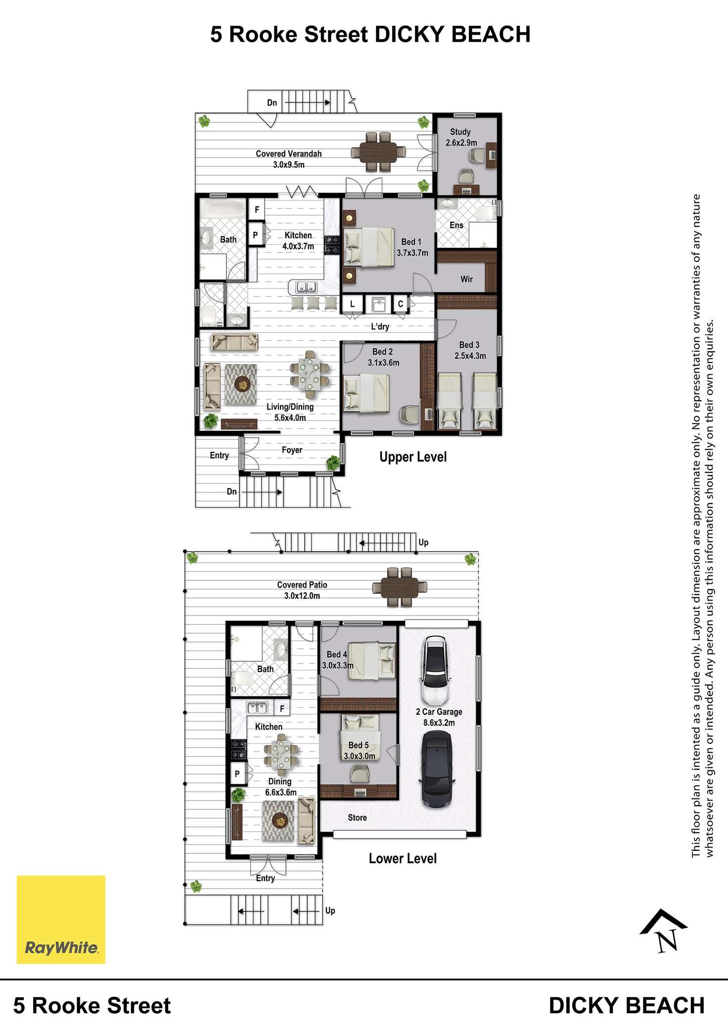 Floorplan of Homely other listing, 5 Rooke Street, Dicky Beach QLD 4551