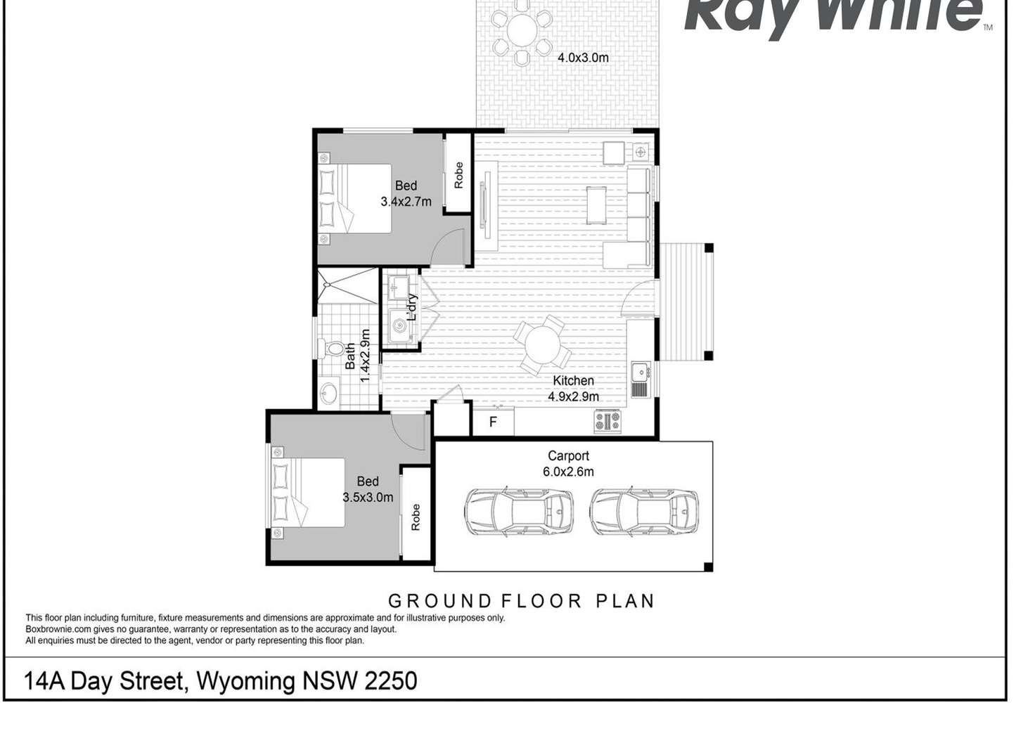 Floorplan of Homely house listing, 14a Day Street, Wyoming NSW 2250