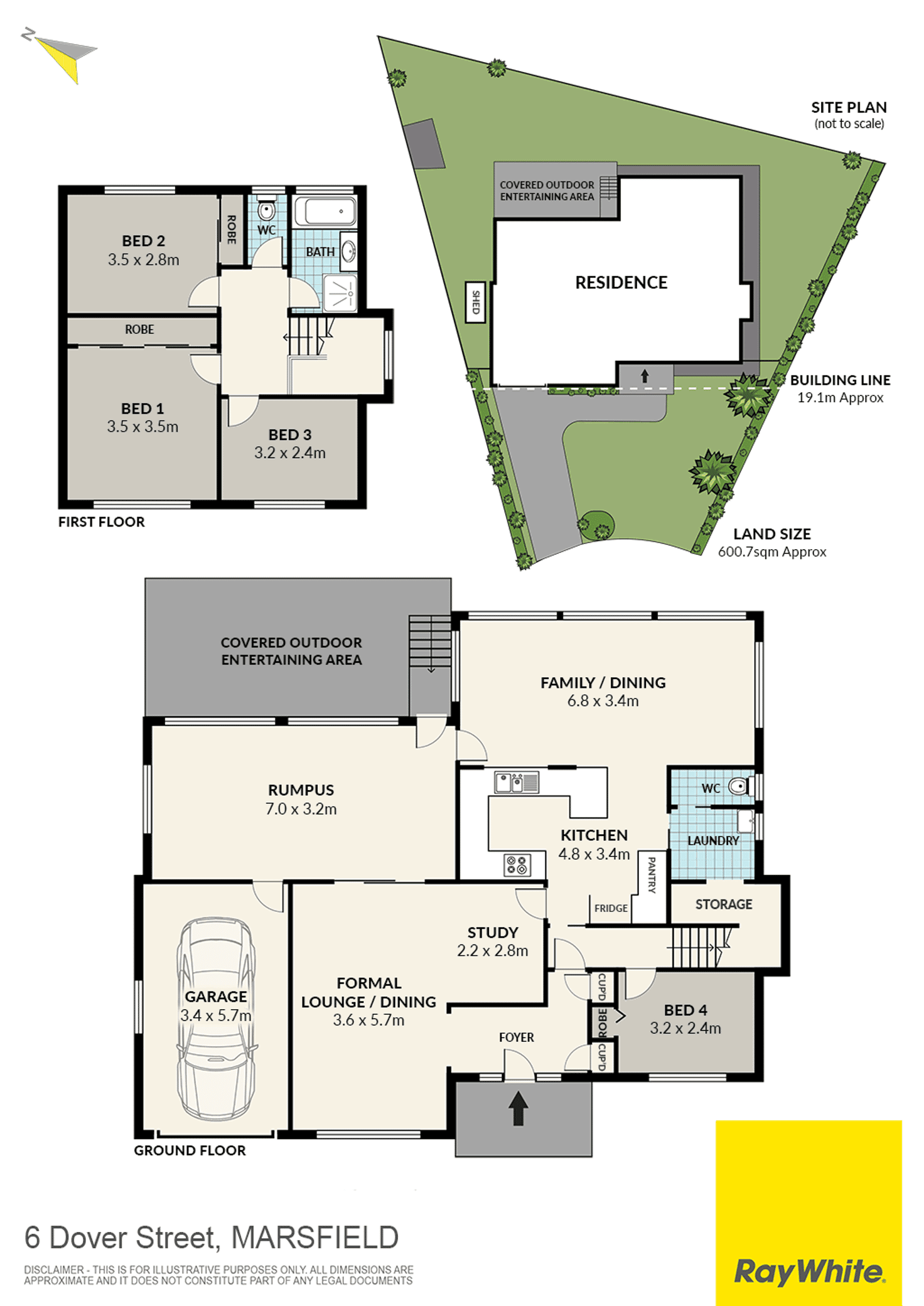 Floorplan of Homely house listing, 6 Dover Street, Marsfield NSW 2122