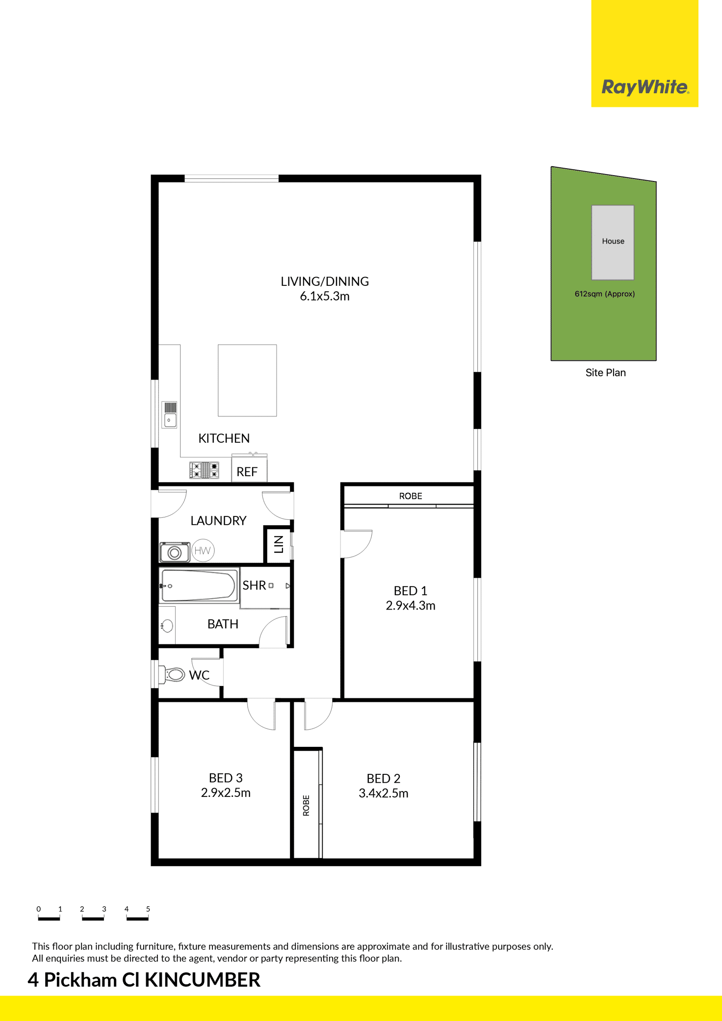 Floorplan of Homely house listing, 4 Pickham Close, Kincumber NSW 2251