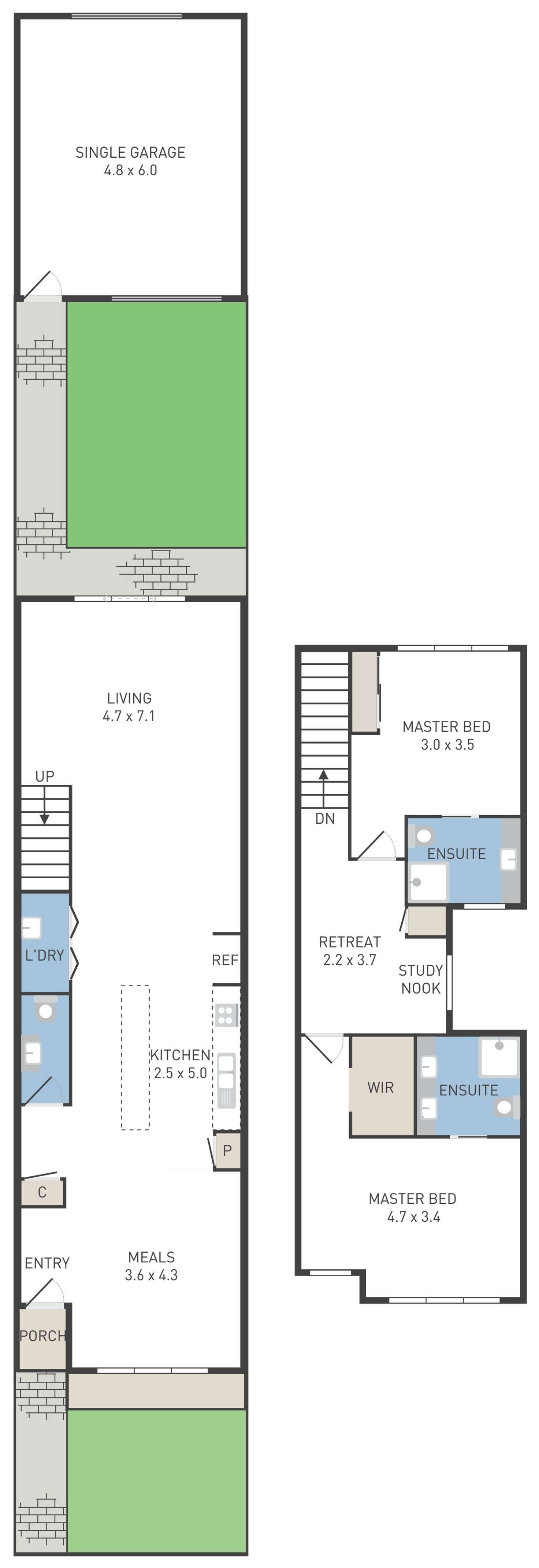 Floorplan of Homely house listing, 9 Draconis Lane, Williams Landing VIC 3027