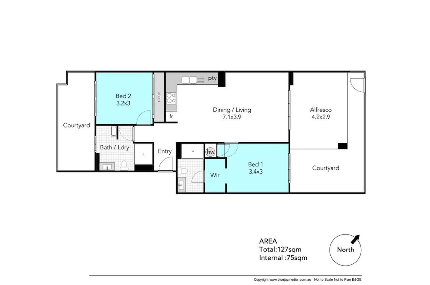 Floorplan of Homely apartment listing, 113/1 Kennedy Street, Maylands WA 6051