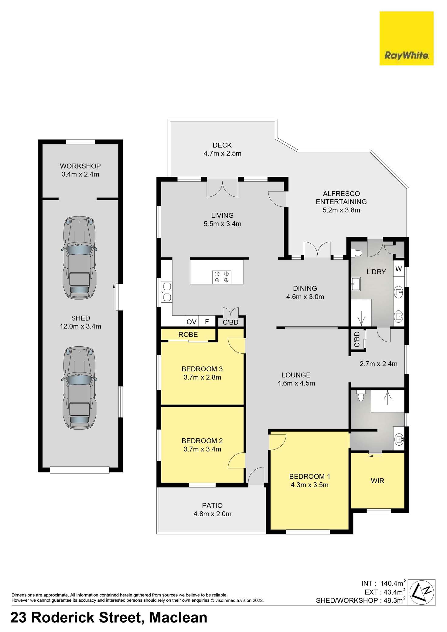 Floorplan of Homely house listing, 23 Roderick Street, Maclean NSW 2463