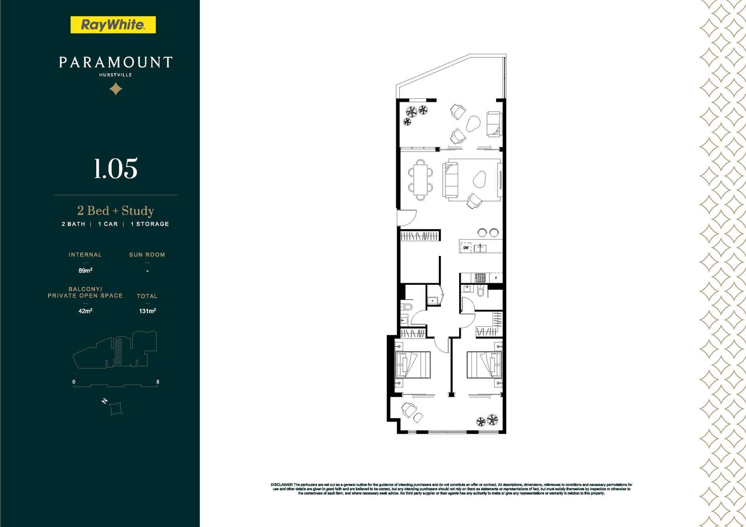 Floorplan of Homely apartment listing, 604/2-10 Woniora Road, Hurstville NSW 2220