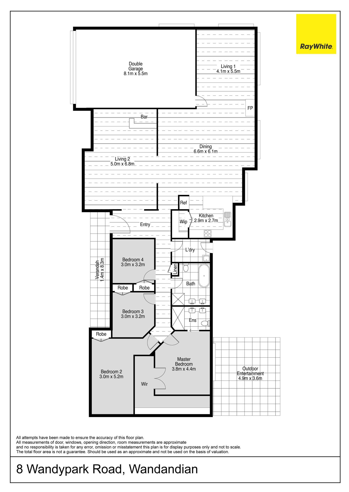 Floorplan of Homely house listing, 8 Wandypark Road, Wandandian NSW 2540