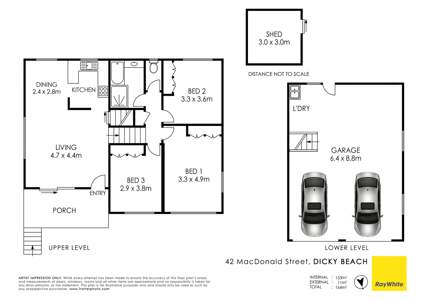 Floorplan of Homely house listing, 42 Macdonald Street, Dicky Beach QLD 4551