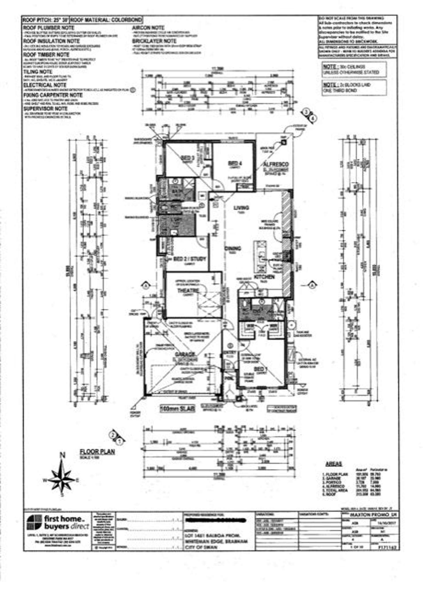 Floorplan of Homely house listing, 18 Balboa Promenade, Brabham WA 6055