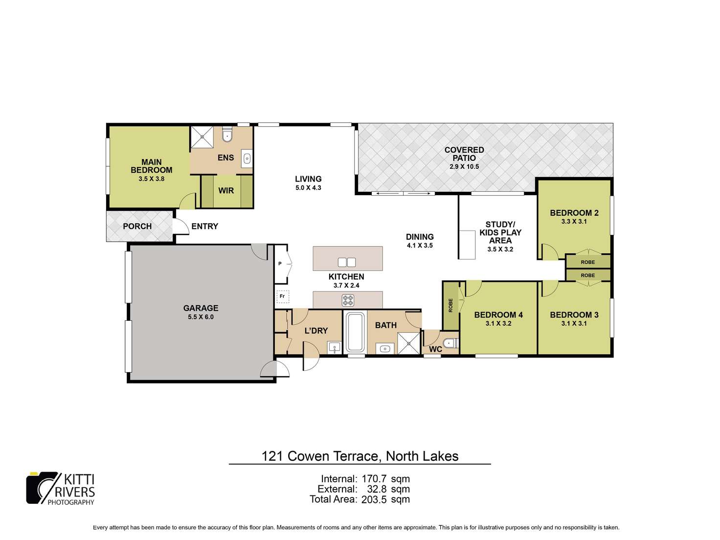 Floorplan of Homely house listing, 121 Cowen Terrace, North Lakes QLD 4509