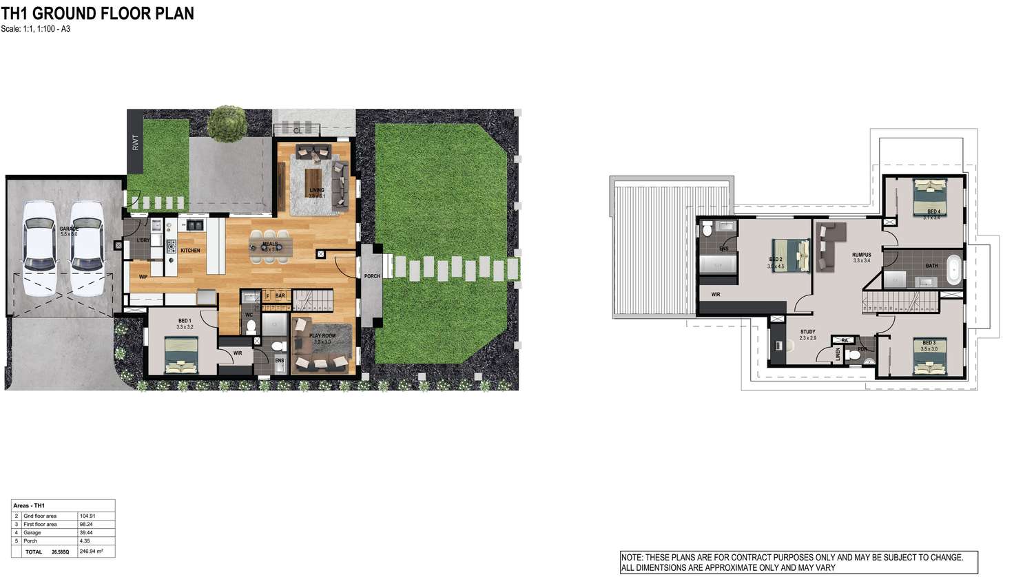 Floorplan of Homely townhouse listing, 1/5 Lee Avenue, Mount Waverley VIC 3149