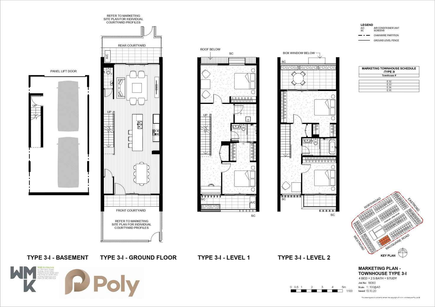 Floorplan of Homely townhouse listing, E.04/51 Macquarie Road, Rouse Hill NSW 2155