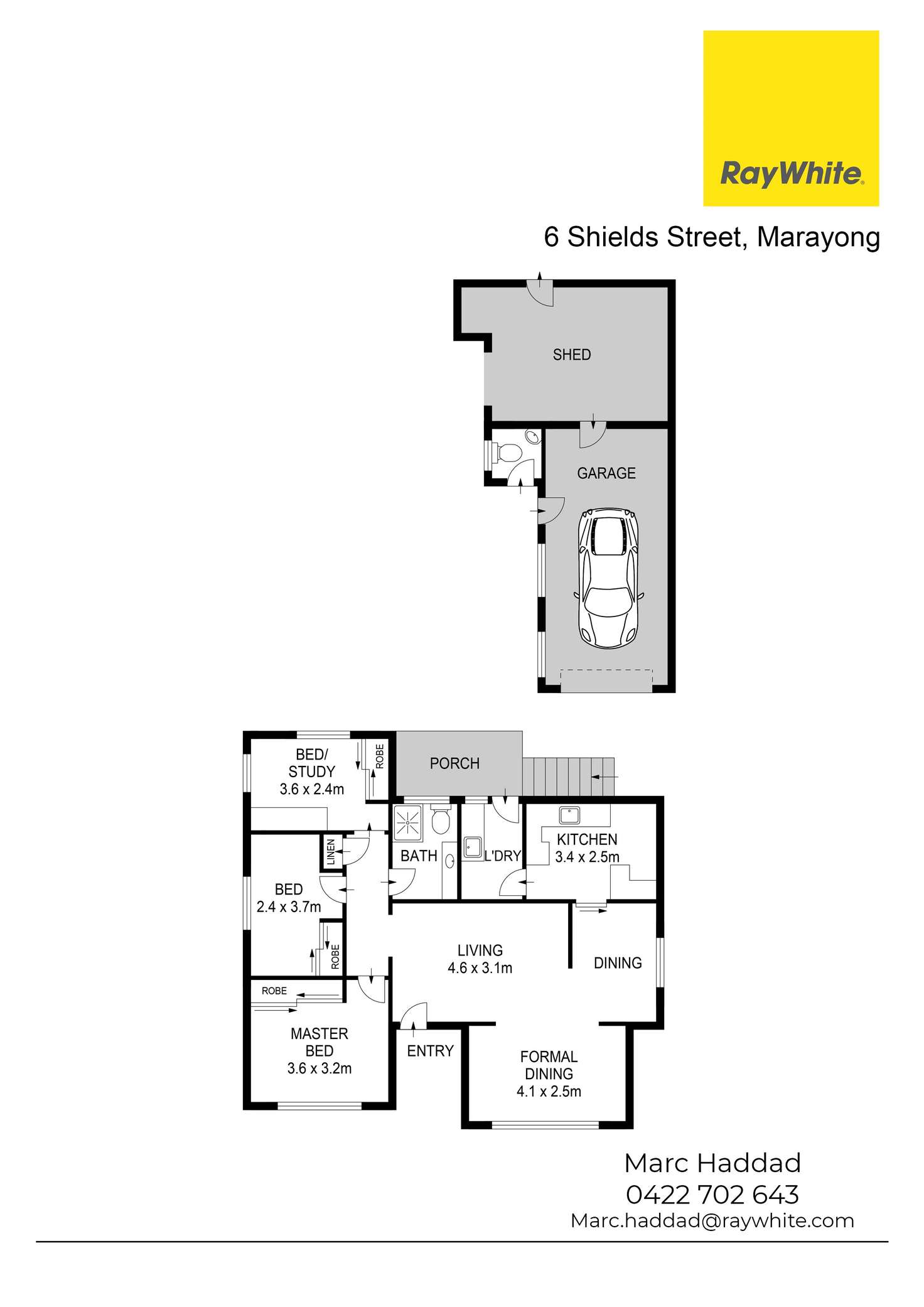 Floorplan of Homely house listing, 6 Shields Street, Marayong NSW 2148