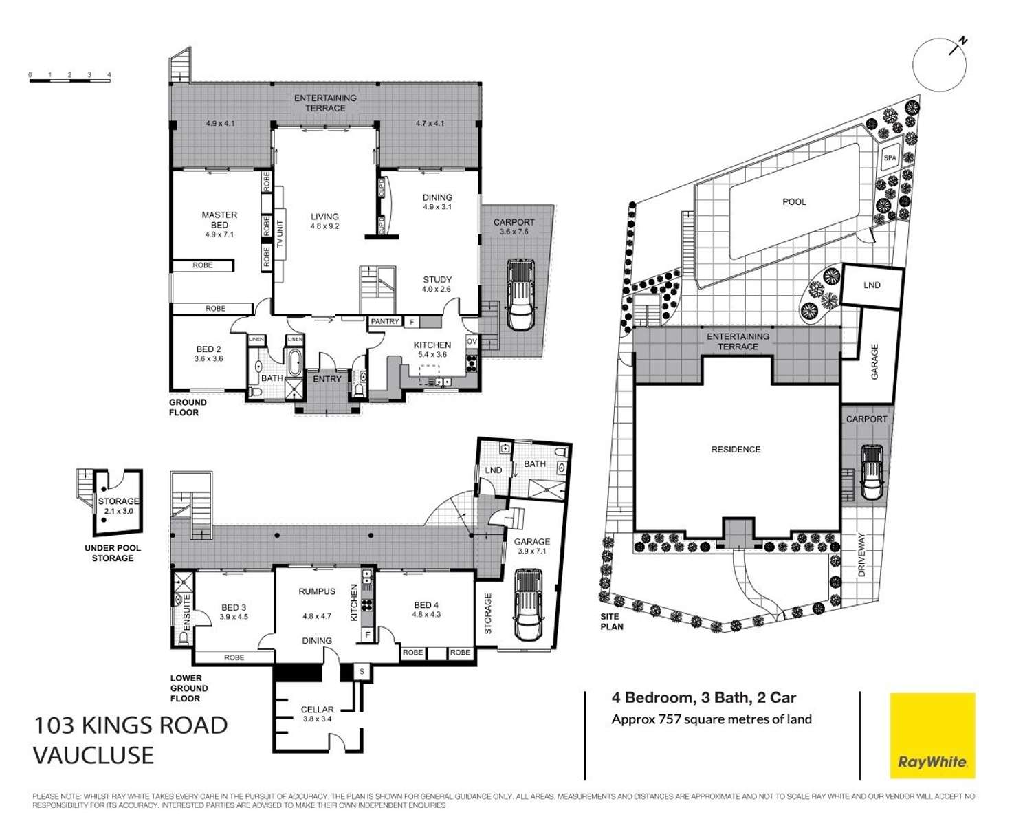 Floorplan of Homely house listing, 103 Kings Road, Vaucluse NSW 2030