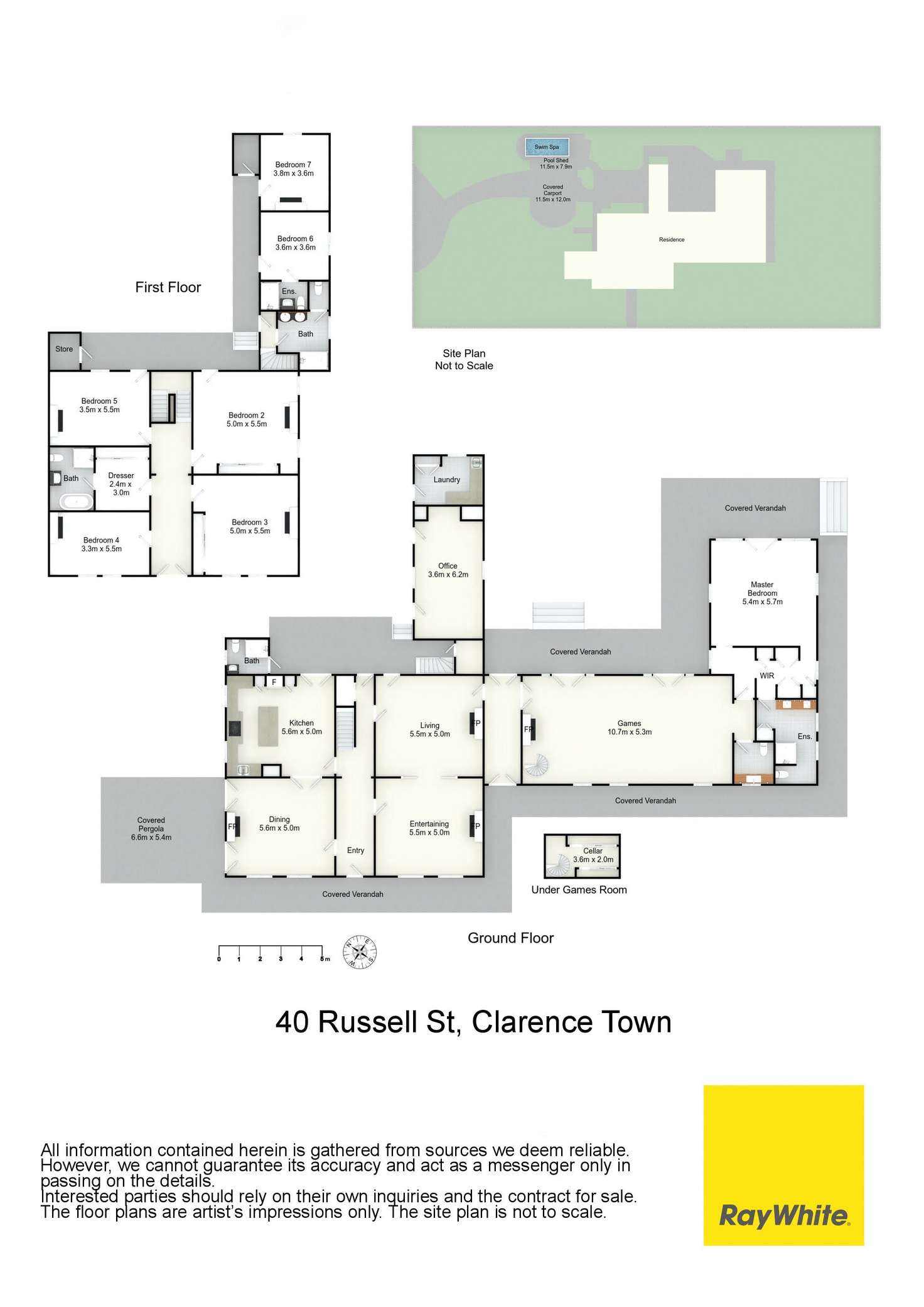 Floorplan of Homely house listing, 40 Russell Street, Clarence Town NSW 2321