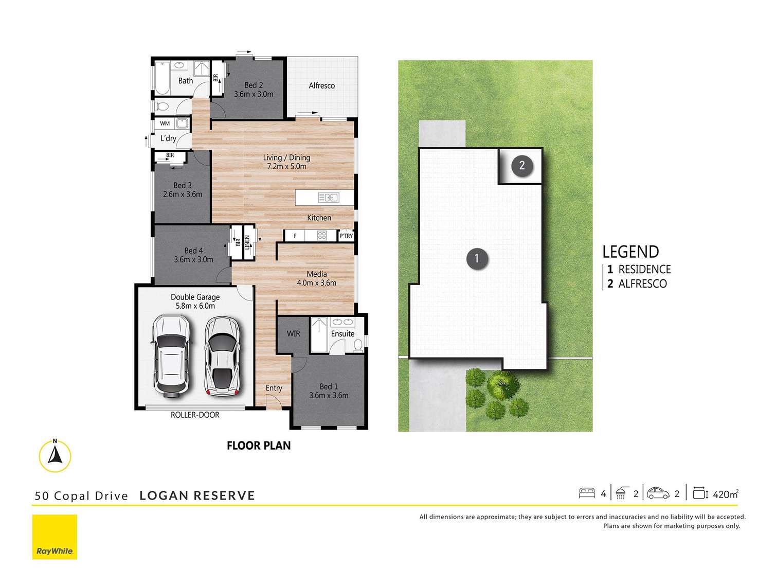 Floorplan of Homely house listing, 50 Copal Drive, Logan Reserve QLD 4133