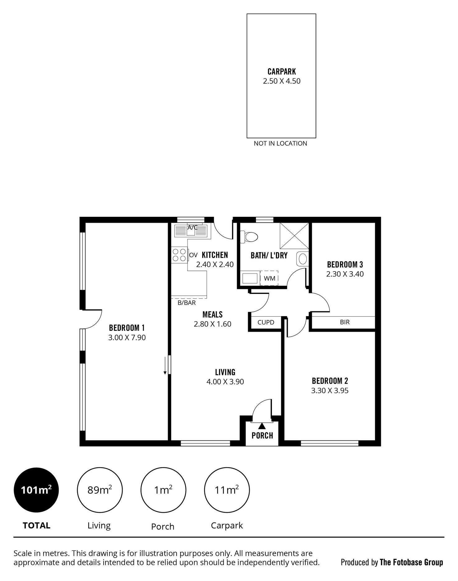 Floorplan of Homely unit listing, 33/49 Leader Street, Goodwood SA 5034