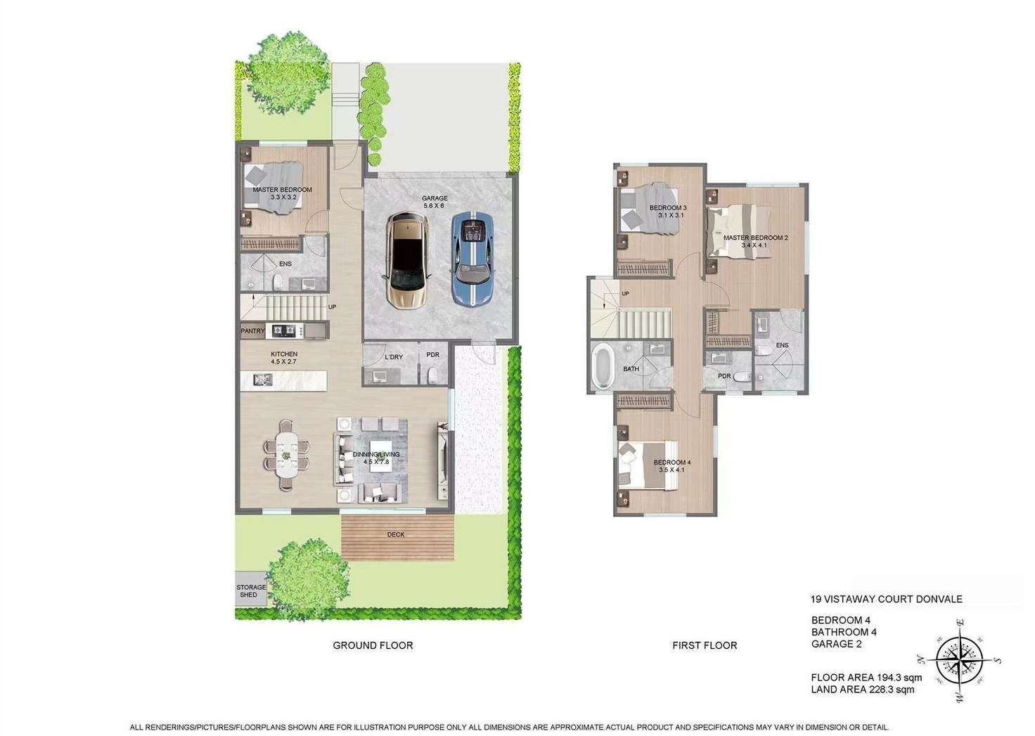 Floorplan of Homely townhouse listing, 19 Vistaway Court, Donvale VIC 3111