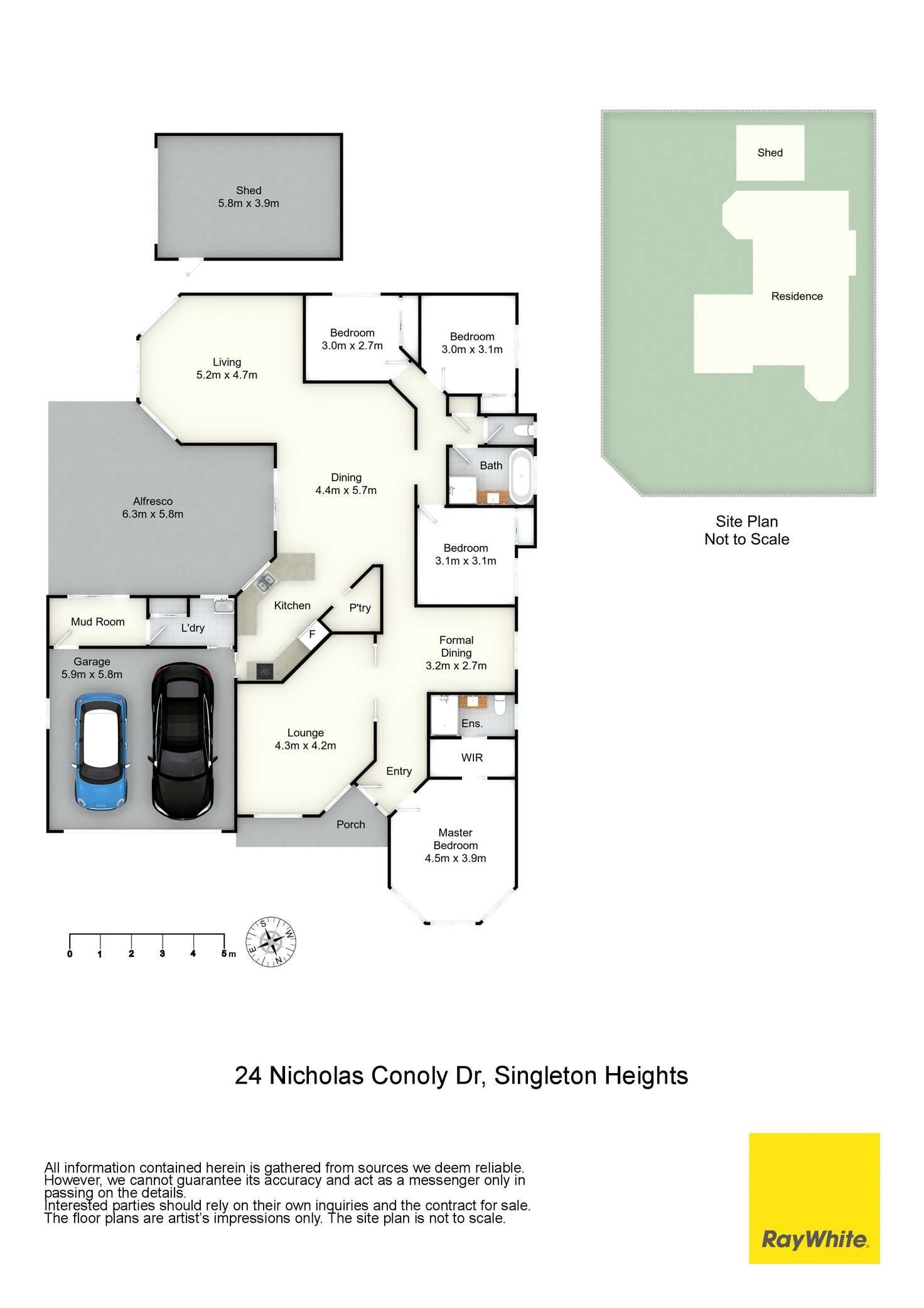 Floorplan of Homely house listing, 24 Nicholas Conoly Drive, Singleton Heights NSW 2330
