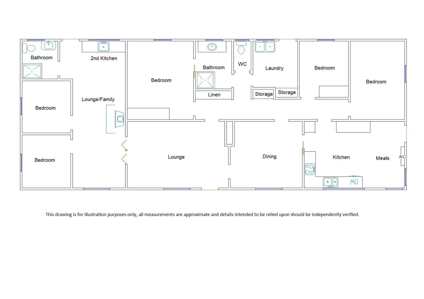 Floorplan of Homely house listing, 18 Bell Avenue, Tintinara SA 5266